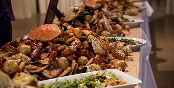 Chardonnay and Crab Feast